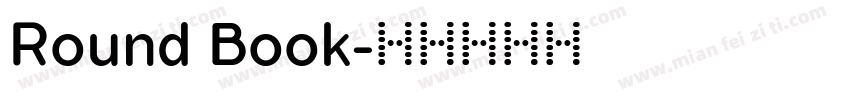 Round Book字体转换